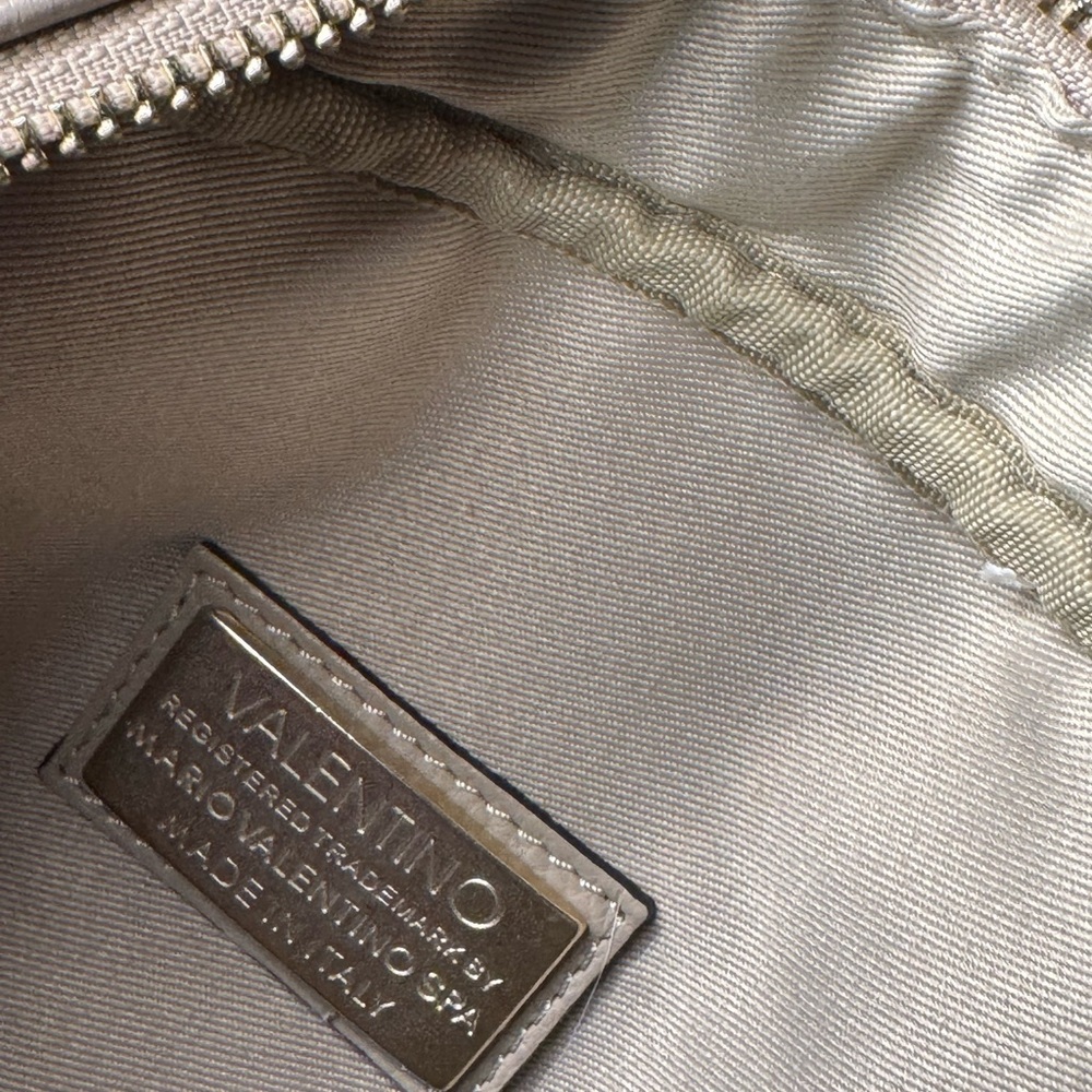 GENUINE VALENTINO LEGENDARY Light Tan Studded Crossbody Bag - Picture 8 of 8